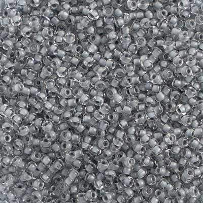 Preciosa Ornela 10/0 Preciosa Seed Beads 10/0 Grey Colour Lined Terra Colour, Preciosa Seed Bead