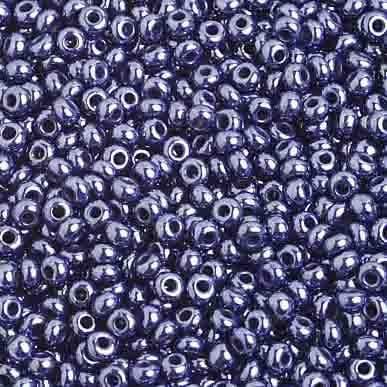 Sundaylace Creations & Bling 10/0 Preciosa Seed Beads 10/0 Grey Luster Opaque *Rare* Preciosa Seed Bead