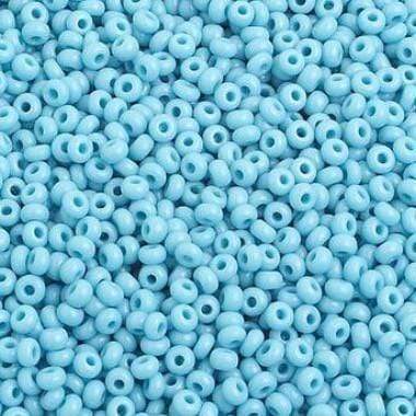 Sundaylace Creations & Bling 10/0 Preciosa Seed Beads 10/0 Light Blue Opaque Preciosa Seed Bead