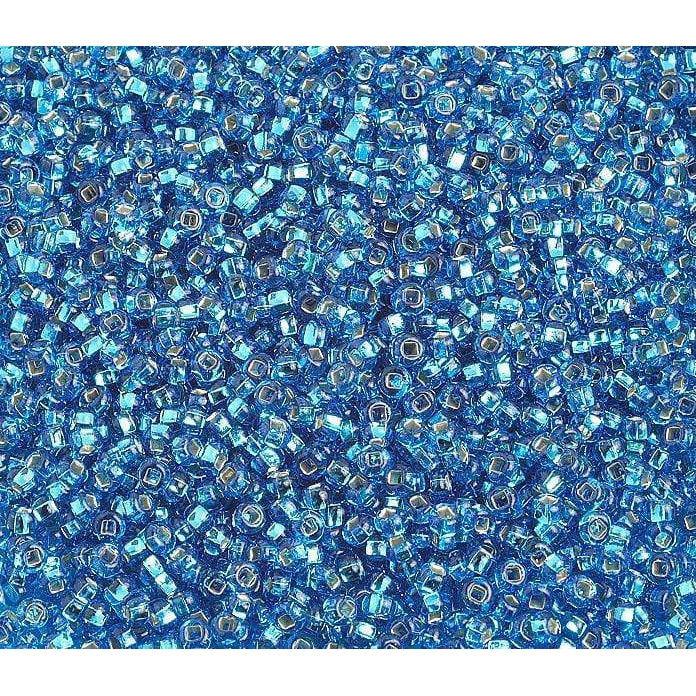 Sundaylace Creations & Bling 10/0 Preciosa Seed Beads 10/0 Light BLue Silver Lined, Preciosa Seed Beads