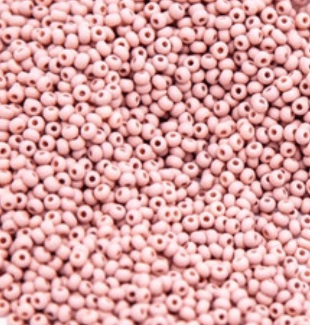 Preciosa Ornela 10/0 Preciosa Seed Beads 10/0 Light Brown MATTE Permalux Opaque Preciosa Seed Beads