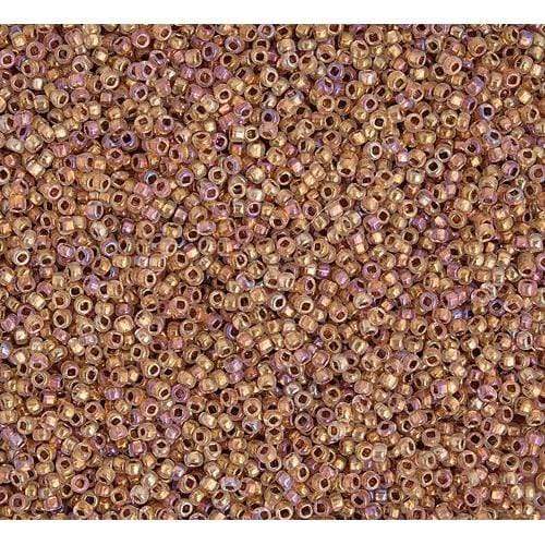 Preciosa Ornela 10/0 Preciosa Seed Beads 10/0 Dyed Light Pink *Bronze AB - Sogel Czech Seedbead