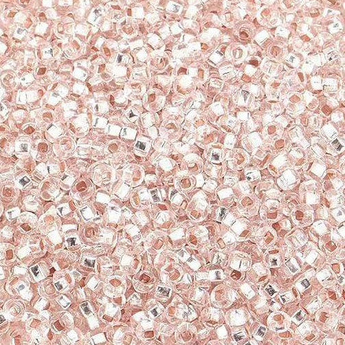 Sundaylace Creations & Bling 10/0 Preciosa Seed Beads 10/0 Silver-lined Transparent Light Pink Preciosa Seed Bead