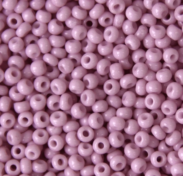 Preciosa Ornela 10/0 Preciosa Seed Beads 10/0 Light Pink-Violet Orchid Solgel Opaque, Preciosa Seed Beads *NEW*