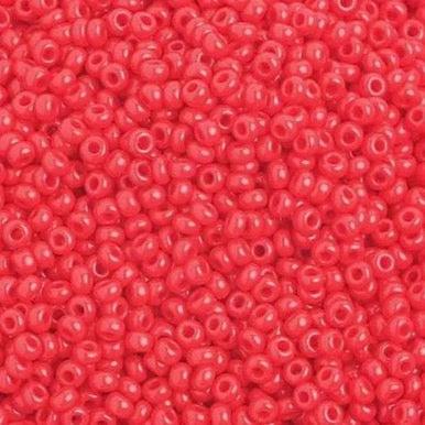 Sundaylace Creations & Bling 10/0 Preciosa Seed Beads 10/0 Medium Red Opaque, Preciosa Seed Beads