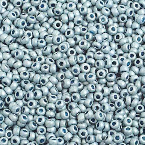 Sundaylace Creations & Bling 10/0 Preciosa Seed Beads 10/0 METALLIC BLUE MATTE TERRA COLOUR Preciosa Seed bead