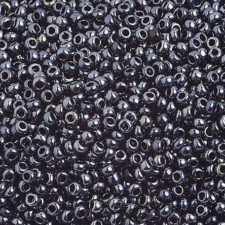 Sundaylace Creations & Bling 10/0 Preciosa Seed Beads 10/0 Metallic Gunmetal Preciosa Seed Bead