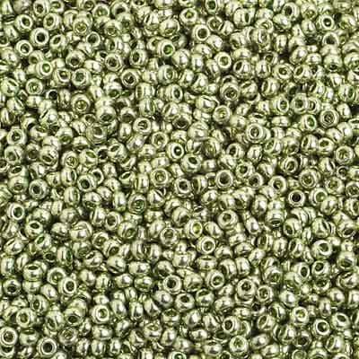 Sundaylace Creations & Bling 10/0 Preciosa Seed Beads 10/0 Metallic Light Yellow Solgel, Preciosa Seed Beads