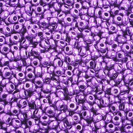 Preciosa Ornela 10/0 Preciosa Seed Beads 10/0 Metallic Purple Preciosa Seed Bead
