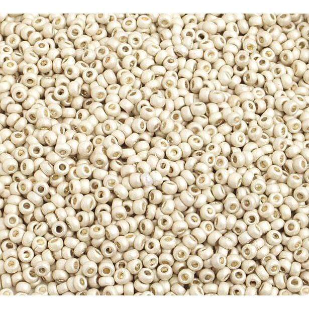 Preciosa Ornela 10/0 Preciosa Seed Beads 10/0 Metallic Silver Matte Terra Colour Preciosa Seed Bead