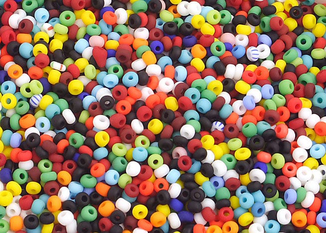 Sundaylace Creations & Bling 10/0 Preciosa Seed Beads 10/0 Mixed Matte "Bead Soup", Preciosa Seed Beads