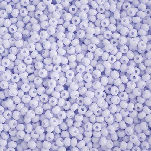 Sundaylace Creations & Bling 10/0 Preciosa Seed Beads 10/0 Natural Lilac Opaque *pale purple*, Preciosa Seed Bead
