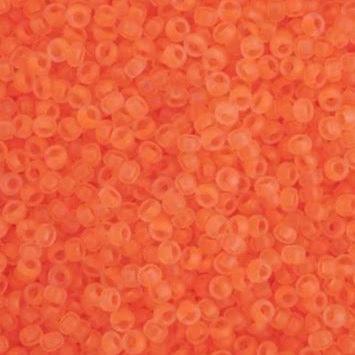 Sundaylace Creations & Bling 10/0 Preciosa Seed Beads 10/0 Transparent Neon Orange Preciosa Seed Bead
