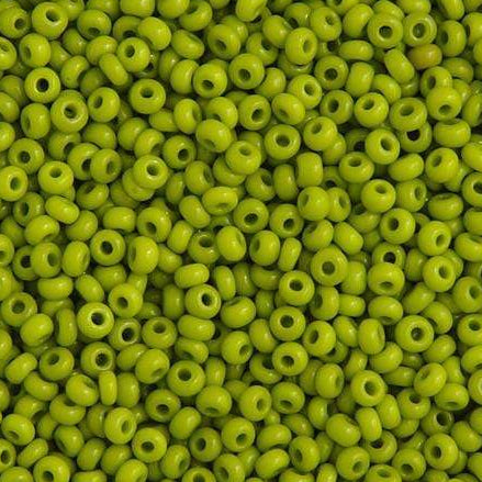 Sundaylace Creations & Bling 10/0 Preciosa Seed Beads 10/0 Olive Green Opaque, Preciosa Seed Beads
