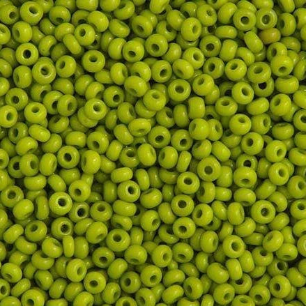 Sundaylace Creations & Bling 10/0 Preciosa Seed Beads 10/0 Olive Green Opaque, Preciosa Seed Beads