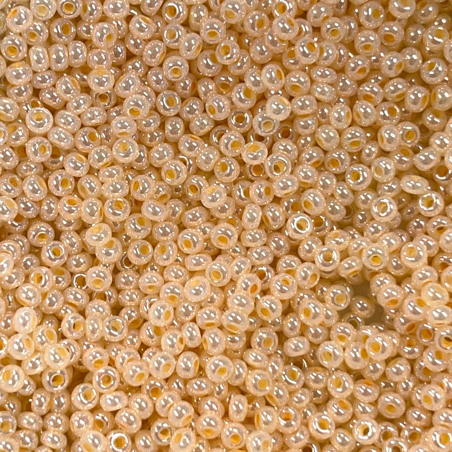 Preciosa Ornela 10/0 Preciosa Seed Beads 10/0 Orange Peach Pearlized, Preciosa Seed Beads *NEW*