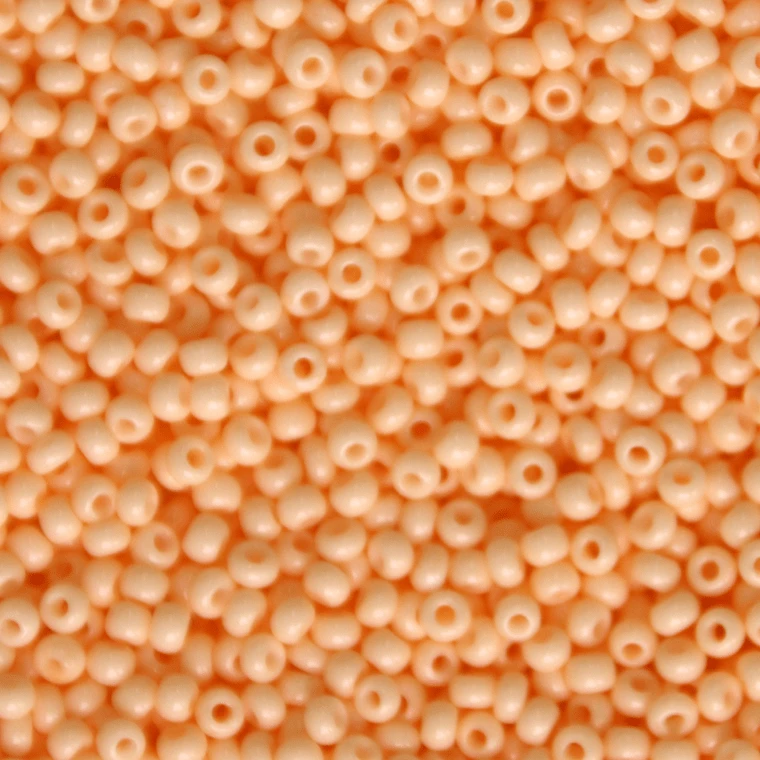 Preciosa Ornela 10/0 Preciosa Seed Beads 10/0 Pale Orange Solgel *Rare*, Preciosa Seed Beads *NEW*