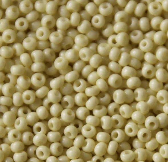 Preciosa Ornela 10/0 Preciosa Seed Beads 10/0 Pastel Yellow-Green Solgel Opaque, Preciosa Seed Beads *NEW*