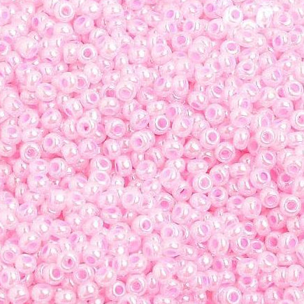 Sundaylace Creations & Bling 10/0 Preciosa Seed Beads 10/0 Pearl Roses Dyed Opaque, Preciosa Seed Beads