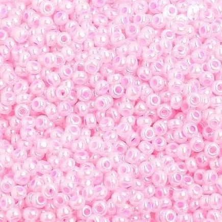 Sundaylace Creations & Bling 10/0 Preciosa Seed Beads 10/0 Pearl Roses Dyed Opaque, Preciosa Seed Beads