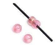 Sundaylace Creations & Bling 10/0 Preciosa Seed Beads 10/0 Transparent Pink AB MATTE Natural Preciosa Seed Beads, *Hank*