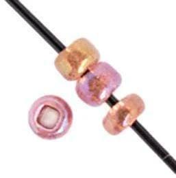 Preciosa Ornela 10/0 Preciosa Seed Beads 10/0 Dyed Pink AB SOLGEL (*Bronze) Czech Seed Beads