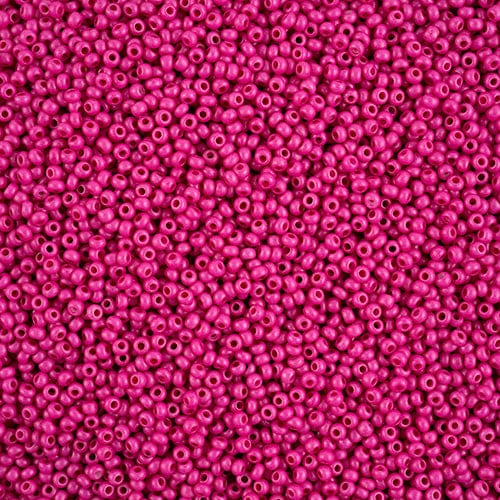 Sundaylace Creations & Bling 10/0 Preciosa Seed Beads 10/0 PINK MATTE Terra Intensive Finish, Preciosa Seed Beads *NEW 2023*