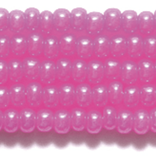 Preciosa Ornela 10/0 Preciosa Seed Beads 10/0 Pink on Alabaster Dyed Preciosa Seed Beads *Hank