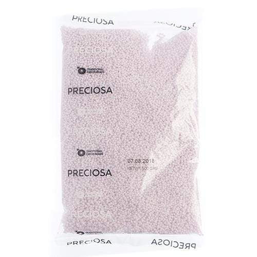 Sundaylace Creations & Bling 10/0 Preciosa Seed Beads 10/0 Pink Opaque Natural, Preciosa Seed Bead