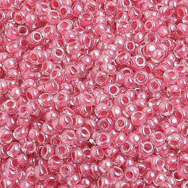 Sundaylace Creations & Bling 10/0 Preciosa Seed Beads 10/0 Red Colour lined, Preciosa Seed Beads