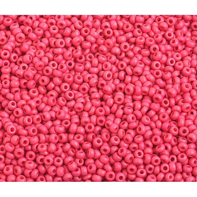 Sundaylace Creations & Bling 10/0 Preciosa Seed Beads 10/0 Red Matte Opaque, Preciosa Seed Beads