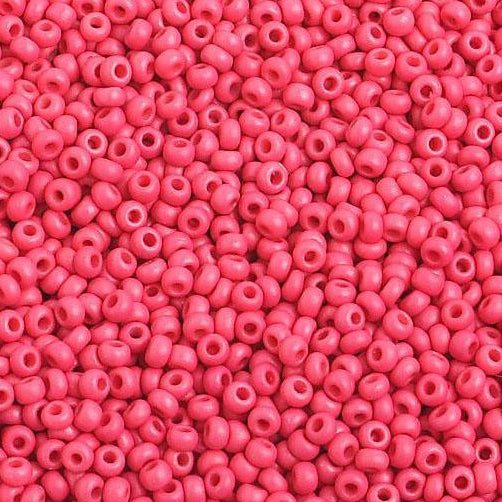 Sundaylace Creations & Bling 10/0 Preciosa Seed Beads 10/0 Red Matte Opaque, Preciosa Seed Beads