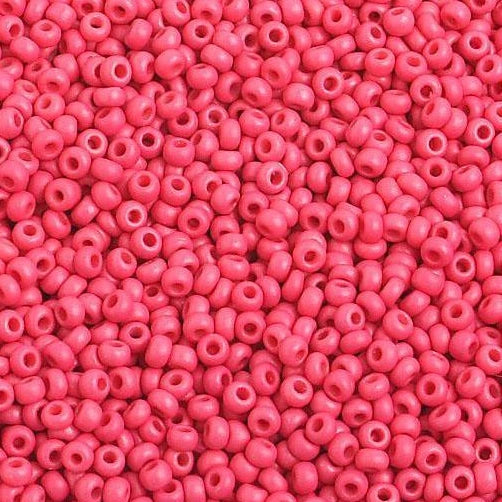 Sundaylace Creations & Bling 10/0 Preciosa Seed Beads 10/0 Red Matte Opaque, Preciosa Seed Beads