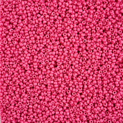 Sundaylace Creations & Bling 10/0 Preciosa Seed Beads 10/0 ROSE MATTE Terra Intensive Finish, Preciosa Seed Beads *NEW 2023*
