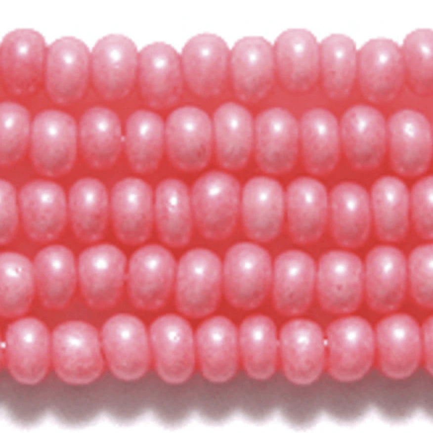 Preciosa Ornela 10/0 Preciosa Seed Beads 10/0 Rose Pink Pearl Terra Opaque, Preciosa Seed Beads *Limited time Hank