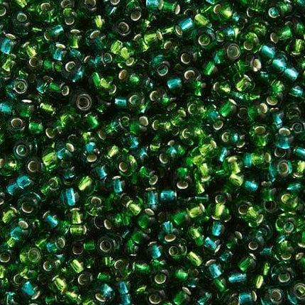 Sundaylace Creations & Bling 10/0 Preciosa Seed Beads 10/0 Seagreen Mix Silver Lined, Preciosa Seed Beads