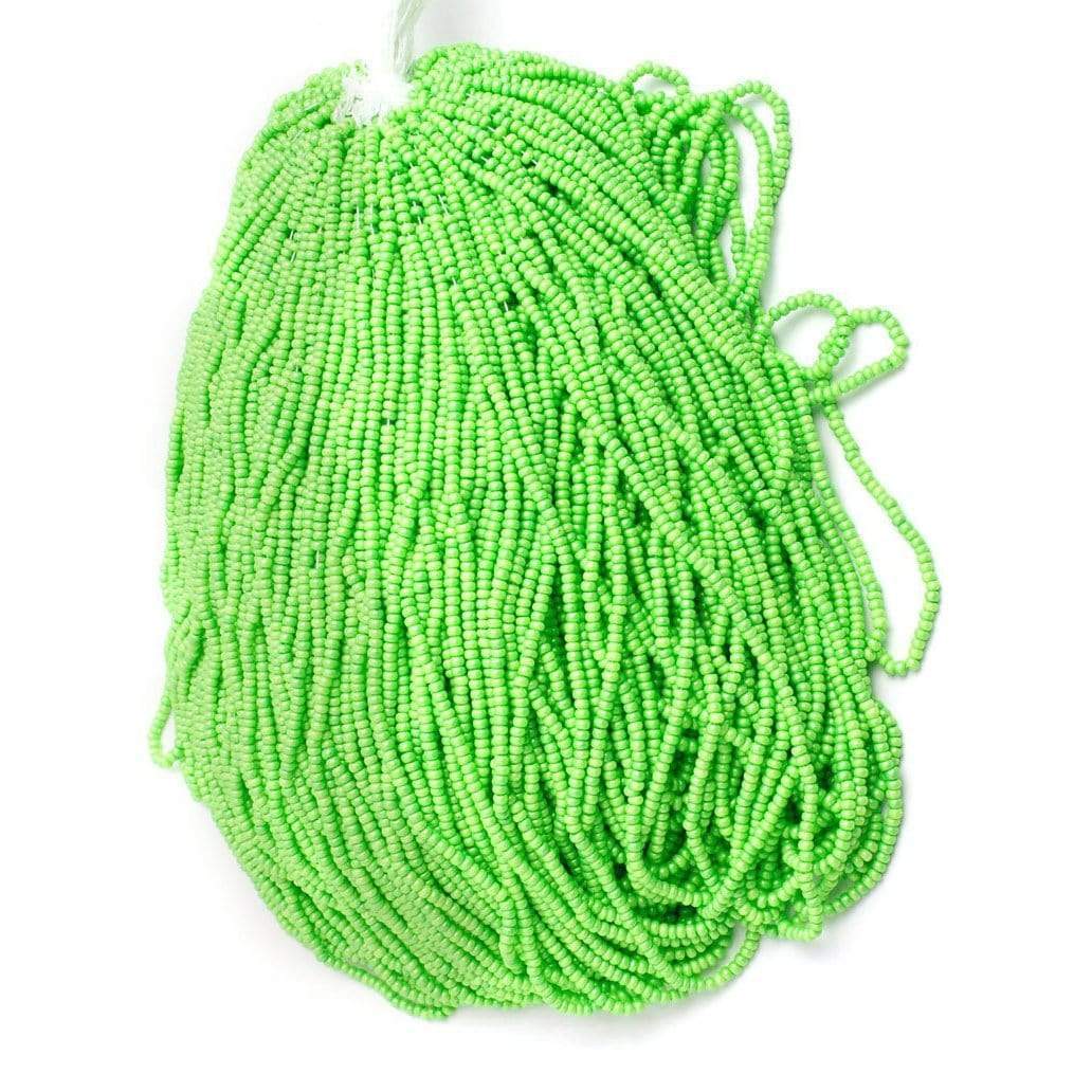 Preciosa Ornela 10/0 Preciosa Seed Beads 10/0 Shiny Green Preciosa Seed Bead