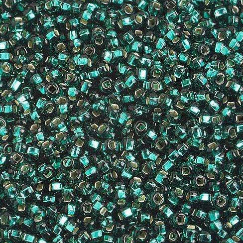 Sundaylace Creations & Bling 10/0 Preciosa Seed Beads 10/0 Silver Lined Teal, Preciosa Seed Beads
