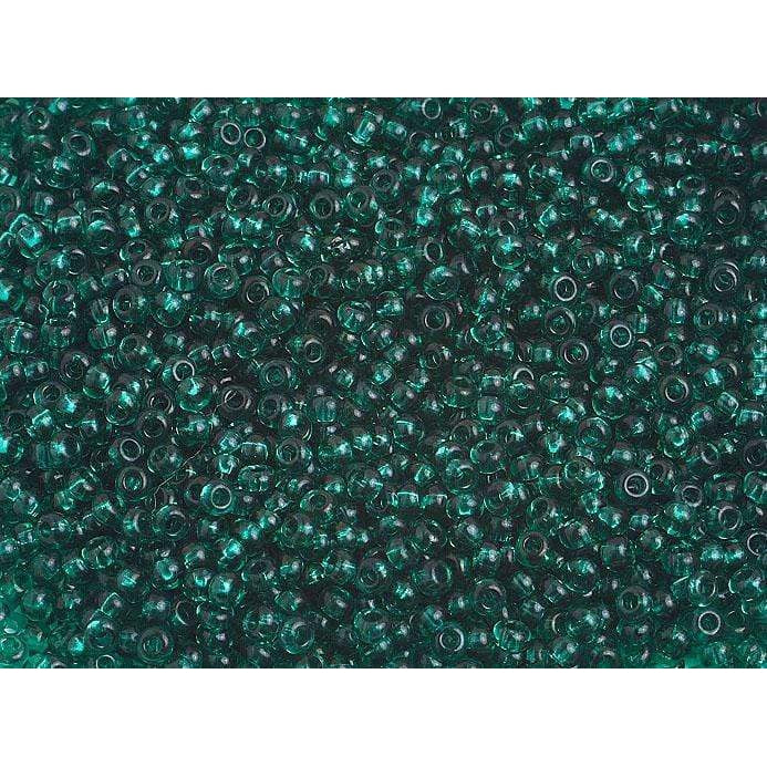 Sundaylace Creations & Bling 10/0 Preciosa Seed Beads 10/0 Transparent Teal, Preciosa Seed Beads