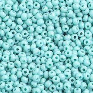 Sundaylace Creations & Bling 10/0 Preciosa Seed Beads 10/0 Turquoise Opaque Preciosa Seed Bead