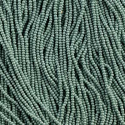 Preciosa Ornela 10/0 Preciosa Seed Beads 10/0 Turquoise Green LUSTER Preciosa Seed Beads, *Rare/Discontinued Colour* Hank