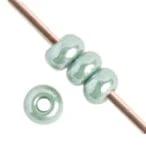 Preciosa Ornela 10/0 Preciosa Seed Beads 10/0 Turquoise Green LUSTER Preciosa Seed Beads, *Rare/Discontinued Colour* Hank