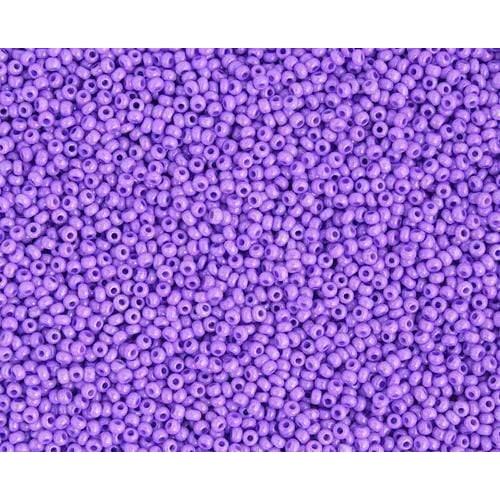 Sundaylace Creations & Bling 10/0 Preciosa Seed Beads 22g 10/0 Violet Opaque Dyed, Preciosa Seed Beads