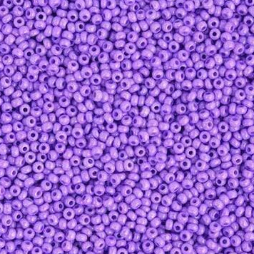 Sundaylace Creations & Bling 10/0 Preciosa Seed Beads 22g 10/0 Violet Opaque Dyed, Preciosa Seed Beads