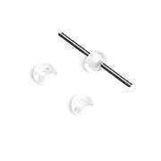 Preciosa 10/0 Preciosa Seed Beads 10/0 White Colour Lined Terra Colour, Preciosa Seed Bead