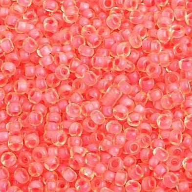 Sundaylace Creations & Bling 10/0 Preciosa Seed Beads 10/0 Yellow Coral Colour lined Terra, Preciosa Seed Beads