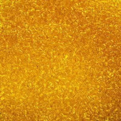 Sundaylace Creations & Bling 10/0 Preciosa Seed Beads 10/0 Yellow Transparent Preciosa Seed Bead