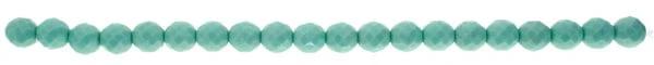Sundaylace Creations & Bling Fire Polished Beads 10mm Light Blue Opaque Fire Polish Round Bead, Strand