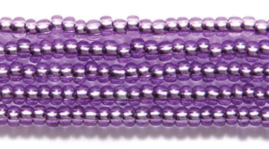 Preciosa Ornela 11/0 Preciosa Seed Beads 11/0 Amethyst Silver Lined Coated Preciosa Seed Beads *Limited time Hank