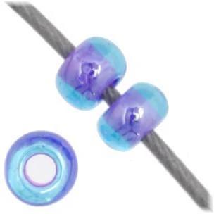 Preciosa Ornela 11/0 Preciosa Seed Beads 11/0 Aqua Amethyst Colour lined Preciosa Seed Bead